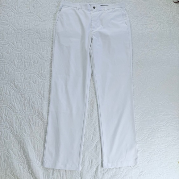 Callaway Golf Performance White Chino Flat Front Trouser Pants Men's 36 X 34 EUC - Picture 5 of 12